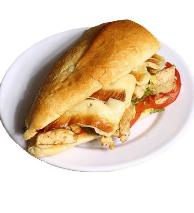 Tavuk Kaşarlı Yarım Ekmek